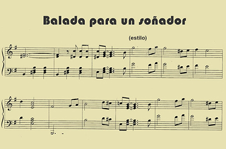 Balada para un so�ador, partitura
